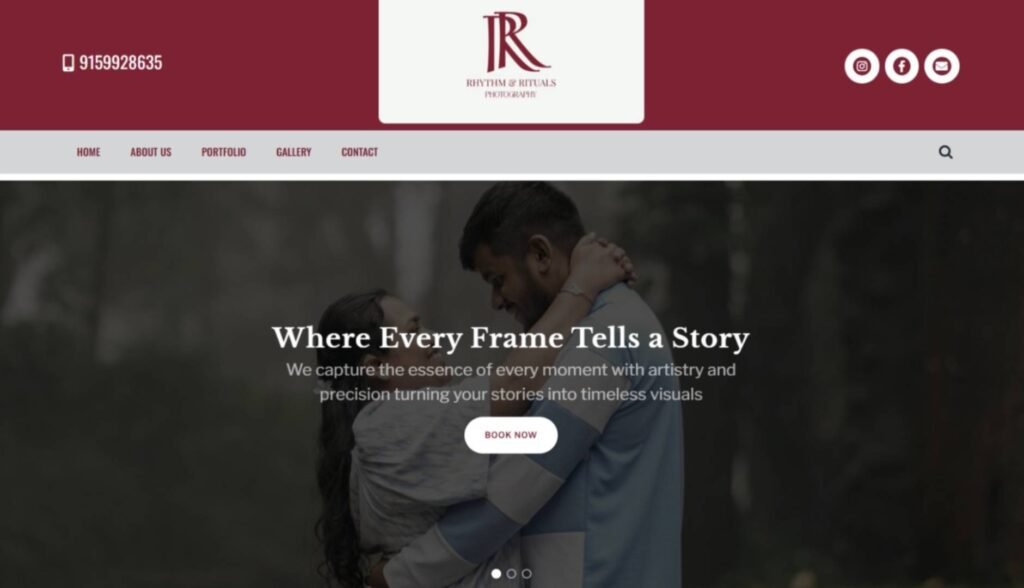 Photography – WordPress Site